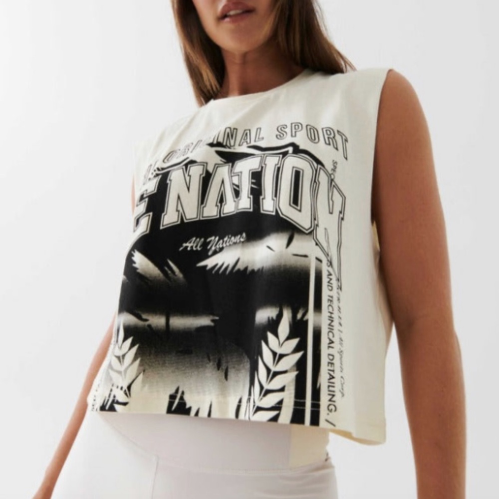Winter White Layback Tank